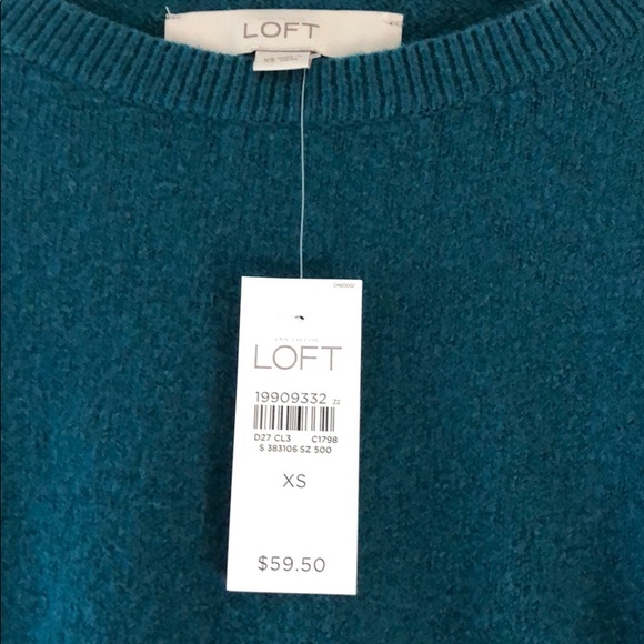 LOFT Sweaters - NWT Loft Teal Sweater